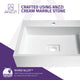 ANZZI Alcea Vessel Sink in Matte White