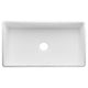 ANZZI Roine Farmhouse Reversible Apron Front Solid Surface 36 in. Single Basin Kitchen Sink