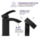 ANZZI Revere Series Single Hole Single-Handle Low-Arc Bathroom Faucet