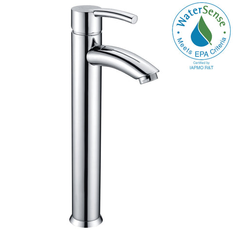 L-AZ079 - ANZZI Quartet Single Hole Single-Handle Bathroom Faucet in Polished Chrome