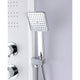 ANZZI Arena Series 60 in. Full Body Shower Panel System with Heavy Rain Shower and Spray Wand in White