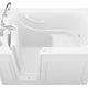 Value Series 30 in. x 53 in. Left Drain Quick Fill Walk-in Whirlpool Tub in White