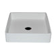 LSAZ602-097B - ANZZI Passage Series 1-Piece Solid Surface Vessel Sink in Matte White with Key Faucet in Brushed Nickel