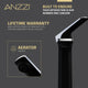 ANZZI Single Handle Single Hole Bathroom Vessel Sink Faucet With Pop-up Drain