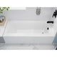 AZ3060SHR-16 - ANZZI Saba 60 in. Right Drain Soaking Front Skirted Bathtub in White