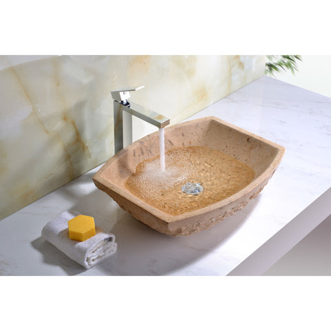 LS-AZ8218 - ANZZI Moon Vessel Sink in Classic Cream Marble