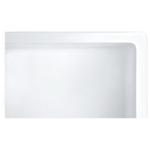 ANZZI Roine Farmhouse Reversible Glossy Solid Surface 24 in. Single Basin Kitchen Sink