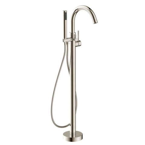 Coral Series 2-Handle Freestanding Claw Foot Tub Faucet with Hand Shower