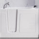 ANZZI 53 - 60 in. x 26 in. Left Drain Soaking Walk-in Tub in White