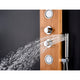 SP-AZ8100 - ANZZI Mansion 60 in. Full Body Shower Panel with Heavy Rain Shower and Spray Wand in Natural Bamboo