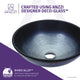 ANZZI Gardena Series Deco-Glass Vessel Sink