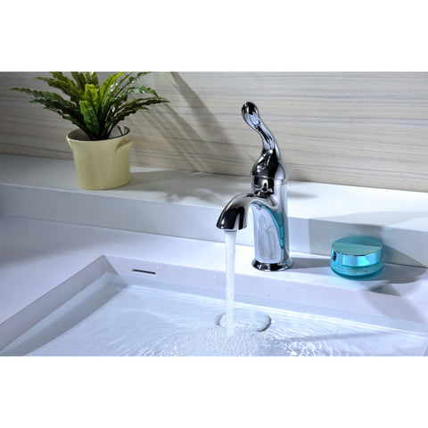 L-AZ009 - ANZZI Arc Series Single Hole Single-Handle Low-Arc Bathroom Faucet in Polished Chrome