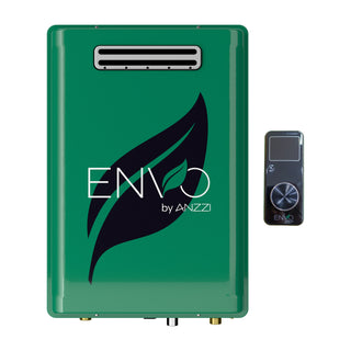 ANZZI ENVO Tankless Gas Water Heater (Up to 199,000 BTU), Copper Heat Exchanger, High-Flow Capacity, Anti-Freezing Protection, Energy Smart