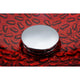 ANZZI Rhythm Series Deco-Glass Vessel Sink in Lustrous Red