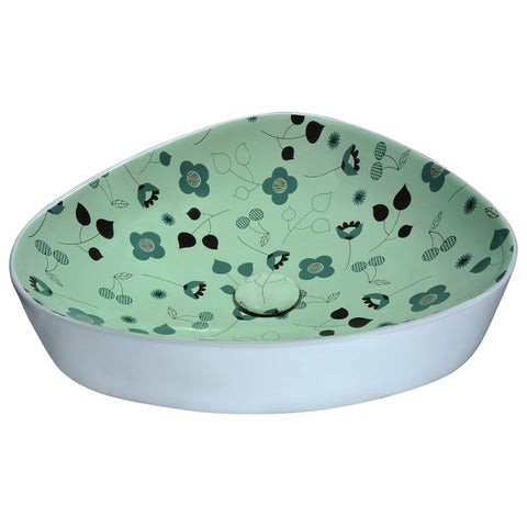 LS-AZ262 - ANZZI Franco Series Ceramic Vessel Sink in Mint Green