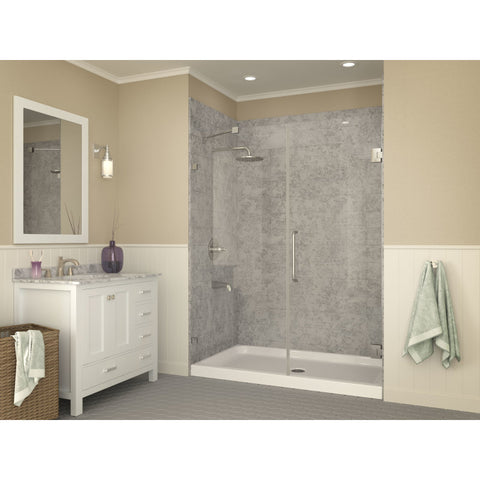 SB-AZ04CD - ANZZI Tier 36 x 60  in. Center Drain Single Threshold Shower Base in White