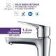 ANZZI Vivace Single Hole Single-Handle Bathroom Faucet