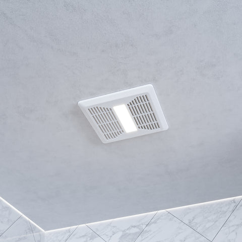 Daisy Series 80 CFM Ceiling Mount Bathroom Exhaust Fan with Brilliant LED Light and ENERGY STAR in Soothing White