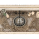 ANZZI Julian 14 in. Handmade Drop-in Bathroom Sink with Overflow in Hammered Nickel