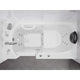 AMZ2653LWH-CP - ANZZI 53 - 60 in. x 26 in. Left Drain Whirlpool Jetted Walk-in Tub in White