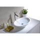 LS-AZ037 - ANZZI Egret Series Deco-Glass Vessel Sink in White