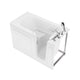 ANZZI Value Series 30 in. x 60 in. Right Drain Quick Fill Walk-In Air Tub in White