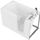 32 in. x 60 in. Right Drain Quick Fill Walk-In Soaking Tub in White