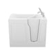 ANZZI Value Series 26 in. x 46 in. Right Drain Quick Fill Walk-in Soaking Tub in White