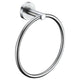 AC-AZ005BN - Caster Series Towel Ring in Brushed Nickel