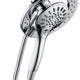 ANZZI Magnetic Valkyrie Multi-Spray Retro-Fit 7.48 in. Dual Wall Mount Fixed and Handheld Shower Head with Magna-Diverter
