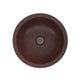 ANZZI Antakya 16 in. Drop-in Round Bathroom Sink in Hammered Antique Copper