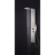 ANZZI Expanse 57 in. Full Body Shower Panel with Heavy Rain Shower and Spray Wand in Brushed Steel