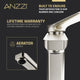 ANZZI Single Handle Single Hole Bathroom Faucet With Pop-up Drain