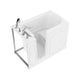 AMZ3053LWS - ANZZI 30 in. x 53 in. Left Drain Quick Fill Walk-In Soaking Tub in White