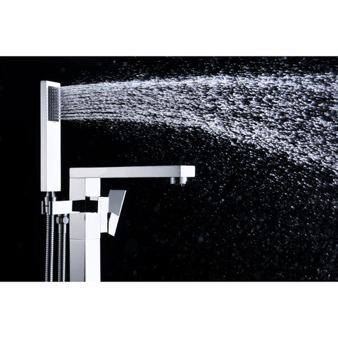 ANZZI Khone 2-Handle Claw Foot Tub Faucet with Hand Shower