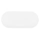 ANZZI Badi 5.9 ft. Solid Surface Center Drain Freestanding Bathtub in Matte White