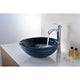 ANZZI Tempo Series Deco-Glass Vessel Sink in Coiled Blue