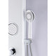 ANZZI Aquifer Series 56 in. Full Body Shower Panel System with Heavy Rain Shower and Spray Wand in White