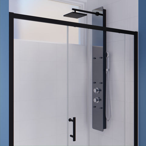 ANZZI Halberd 60 in. x 72 in. Framed Shower Door with TSUNAMI GUARD