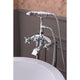 ANZZI Tugela 3-Handle Claw Foot Tub Faucet with Hand Shower