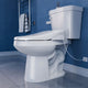 Smart Bidet Seat with Auto Lid, Heated, Warm Water, Air Dryer, Self Cleaning, Lady Wash, Deodorizer, and Classic Remote