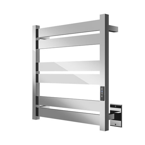 ANZZI Starling 6-Bar Stainless Steel Wall Mounted Electric Towel Warmer Rack