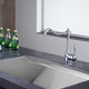 Patriarch Single Handle Standard Kitchen Faucet in Polished Chrome