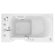 AZ2952LWA - ANZZI Coupe Series 29 in. x 52 in. Left Drain Quick Fill Walk-In Air Tub in White