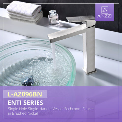 ANZZI Enti Series Single Hole Single-Handle Vessel Bathroom Faucet