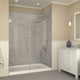 ANZZI Tier 36 x 60 in. Single Threshold Shower Base in White