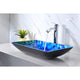 LS-AZ8096 - ANZZI Avao Series Deco-Glass Vessel Sink in Lustrous Blue