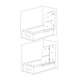 ANZZI 5 ft. Acrylic Rectangle Tub With 48 in. by 58 in. Frameless Hinged tub door