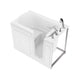 ANZZI Value Series 30 in. x 53 in. Right Drain Quick Fill Walk-In Soaking Tub in White