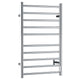 TW-WM104CH - ANZZI Crete 10-Bar Stainless Steel Wall Mounted Towel Warmer Rack with Polished Chrome Finish